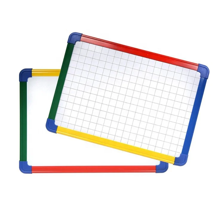 Оптовая продажа, низкая цена, двухсторонняя детская мини-доска для рисования, портативная Магнитная белая доска, сухая стираемая маленькая белая доска