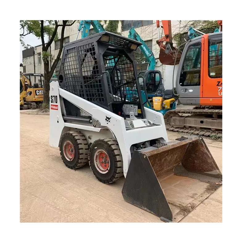 Second Hand Bob cat S70 Skid Steer Loader Wheel Loader Equipment Construction Machine