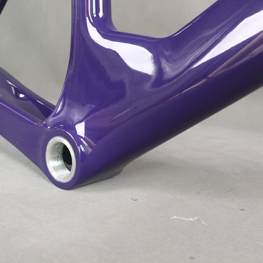 Carbon Fiber frame Track Bike aero track frame Single Speed Fixed Gear bicycle Frameset BSA 700*25C with FO032 YS3258-1 TR013