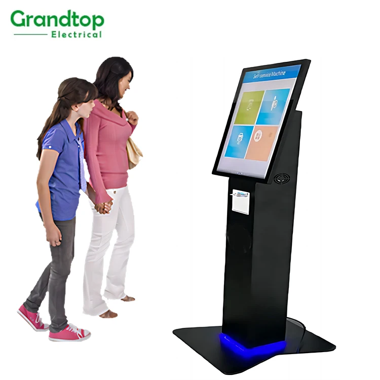 Commercial Touch Screen Payment Interactive Self Service Kiosk with LCD Display for Medical Hospital Healthcare Check in