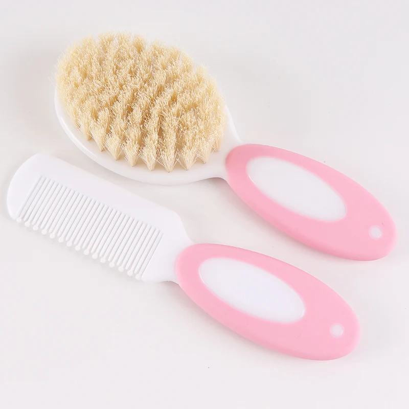 Private Label Baby Care Tools Goat Hair Brush
