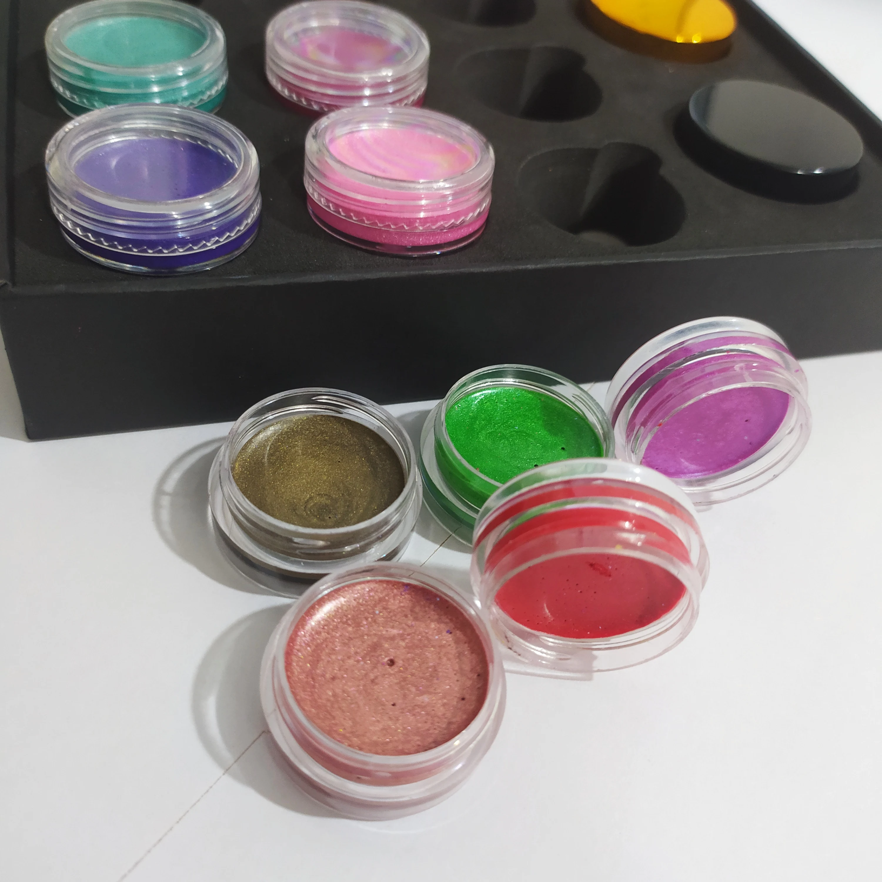 2024 hot sell 10 color Easy To Wear Long Lasting multichrome color eye shadow cream set oem logo eyeshadow  set