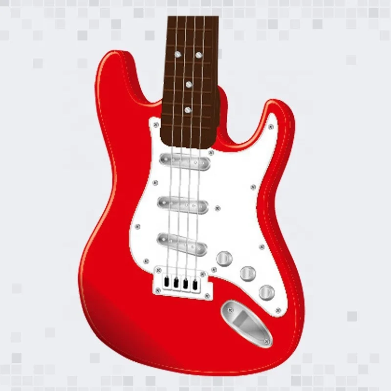 Multi functional Portable Electronic 6 Strings Guitar Musical Instrument Toy Guitar Toy For Kids 67cm