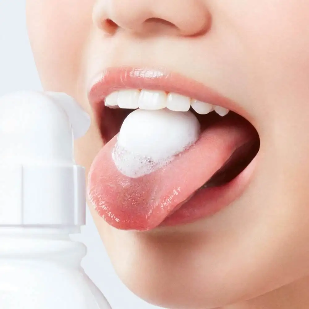 Glory Smile/Private Label Vegan & Fluoride-Free Coconut Shell Activated Charcoal Teeth Whitening Foam Custom Logo