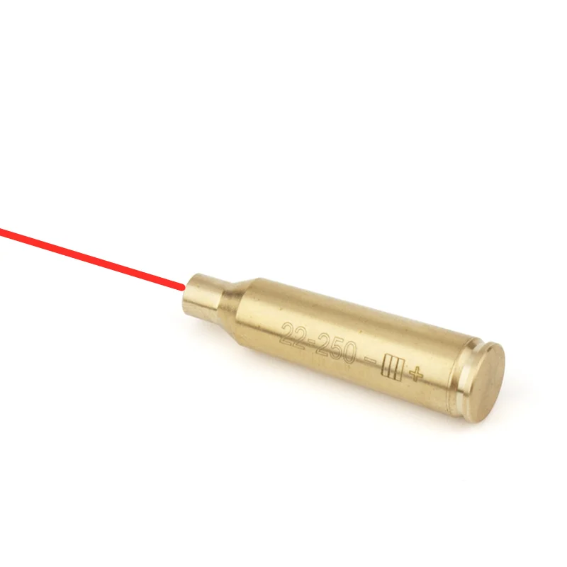 22-250 Laser Bore Sighter Collimator Shooting Laser Boresighter Bullet 22-250 Laser Bore Sight