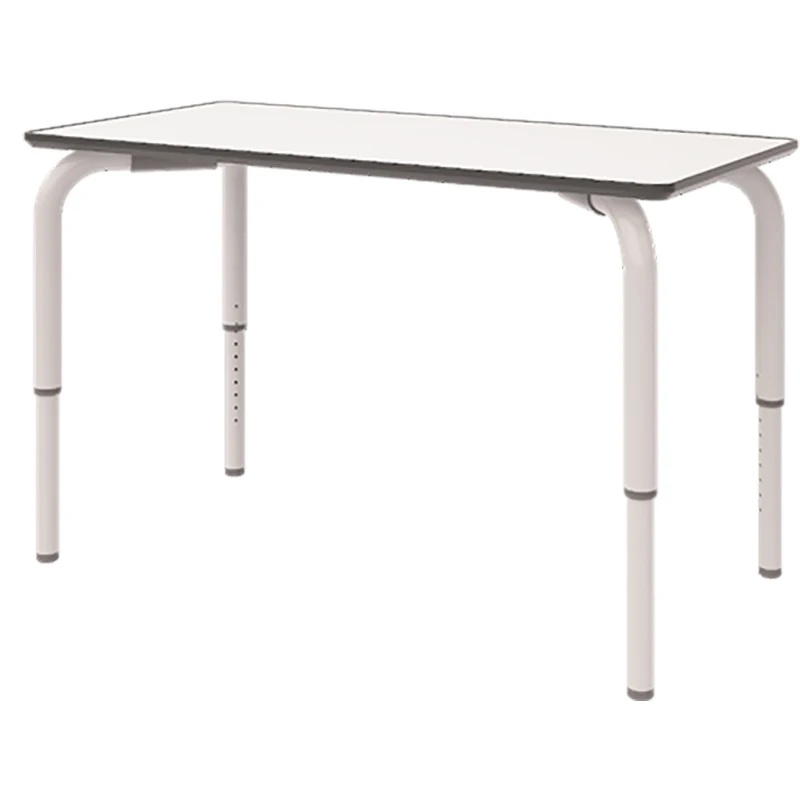 Modern School European Standard High School Teacher and Student Tables Metal Frame MDF Desks