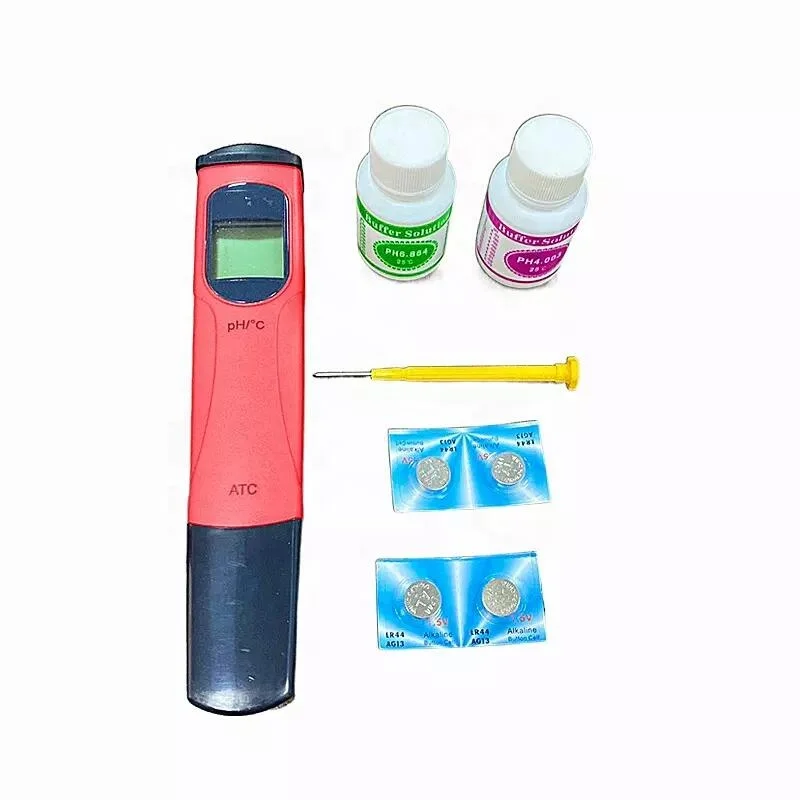 High Accuracy Pen Type PH Meter With Temperature Display water ph mete for swimming pool fish pond