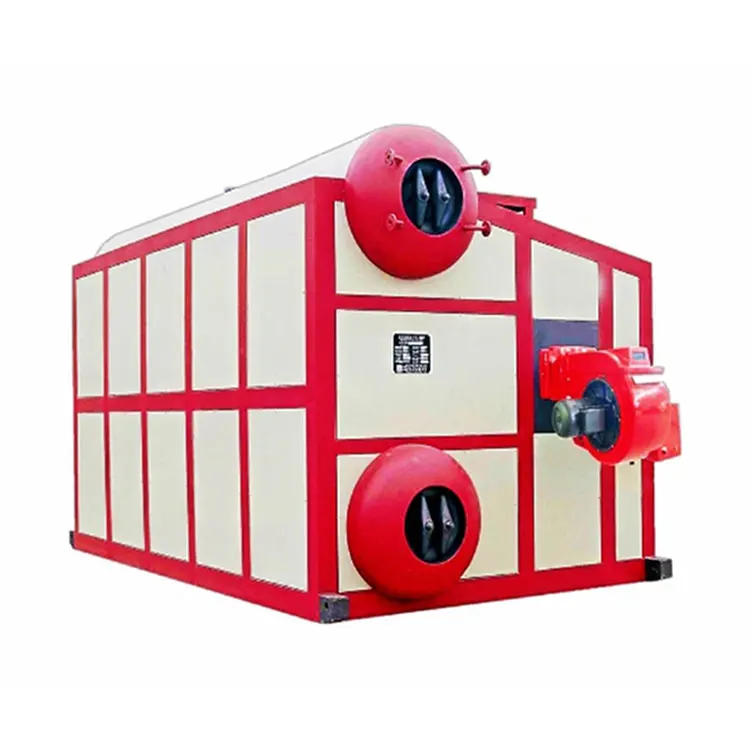 SZS Series Double Drums Big Capacity Oil(gas) Fired Hot Water Boiler High Thermal Efficiency