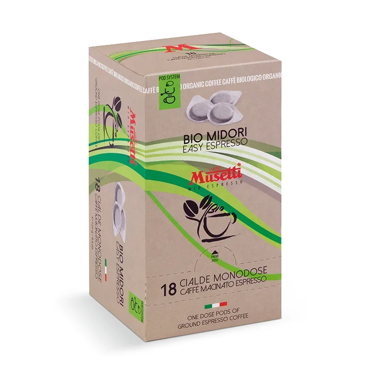 
Organic MIDORI 18 bio coffee pods 