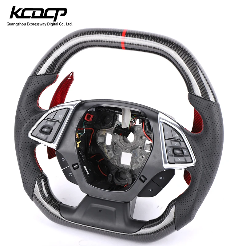 Для Chevrolet Camaro Corvette racing wheel convertible Custom Alcantar руль из углеродного волокна