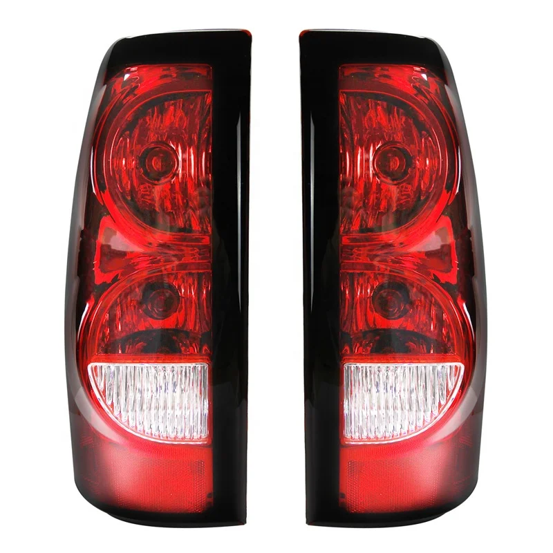 Black Halogen Style Tail Lamp For Chevrolet Silverado 1500 2003-2006