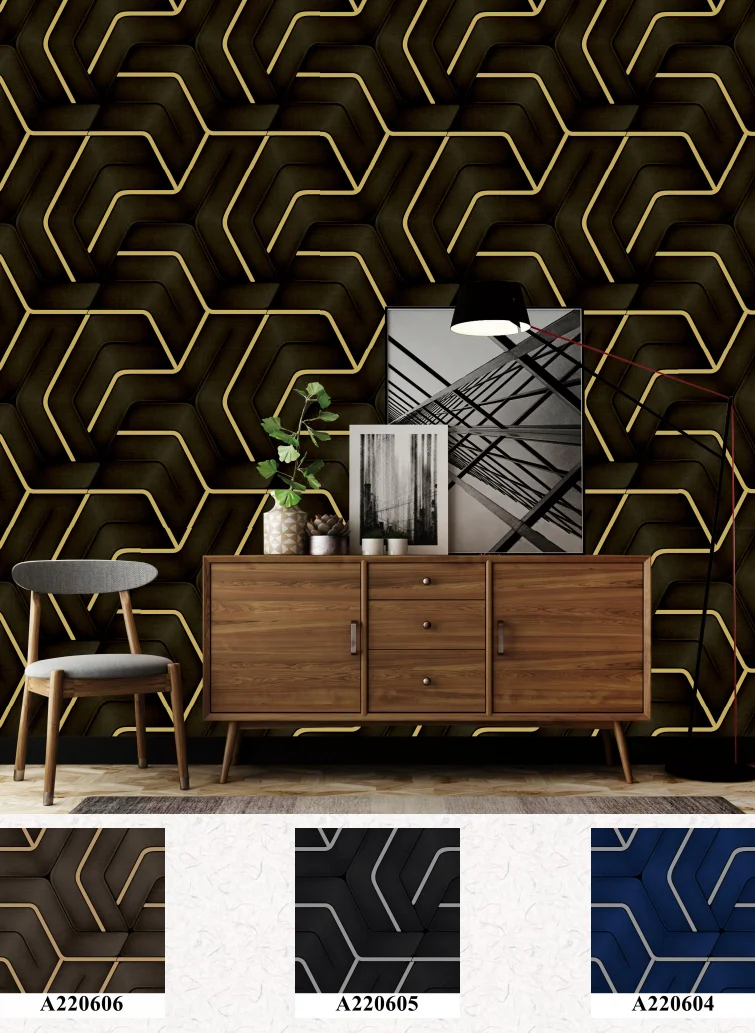 New project catalogue of wallpaper catalogs. 3d pvc wallpapers/wall coating