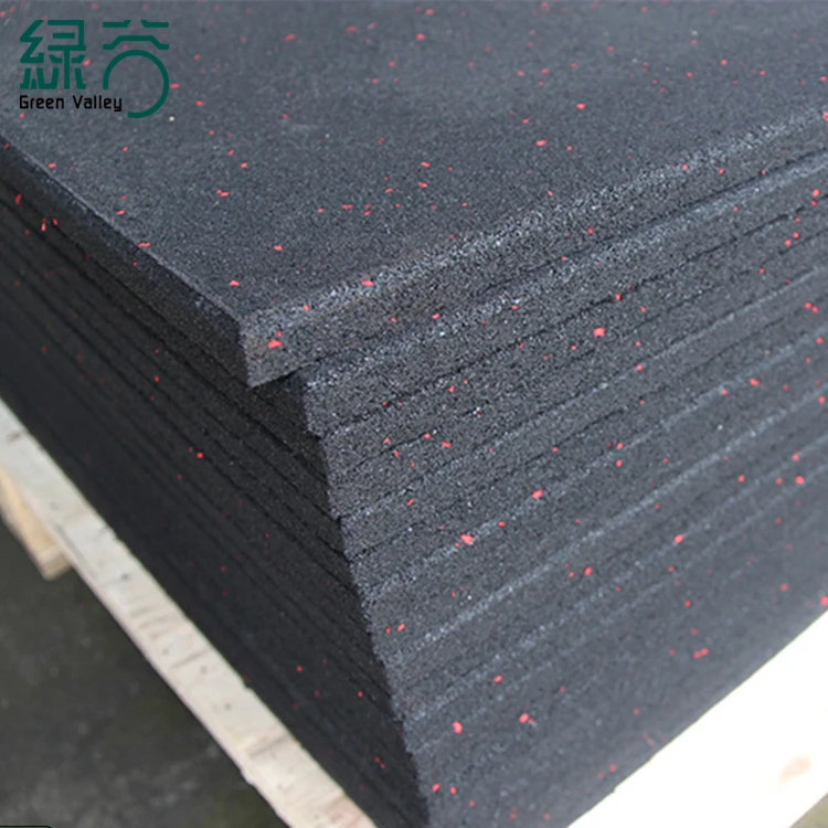 Gym high density anti slip Rubber Gym Floor Tile fitness mats rolls