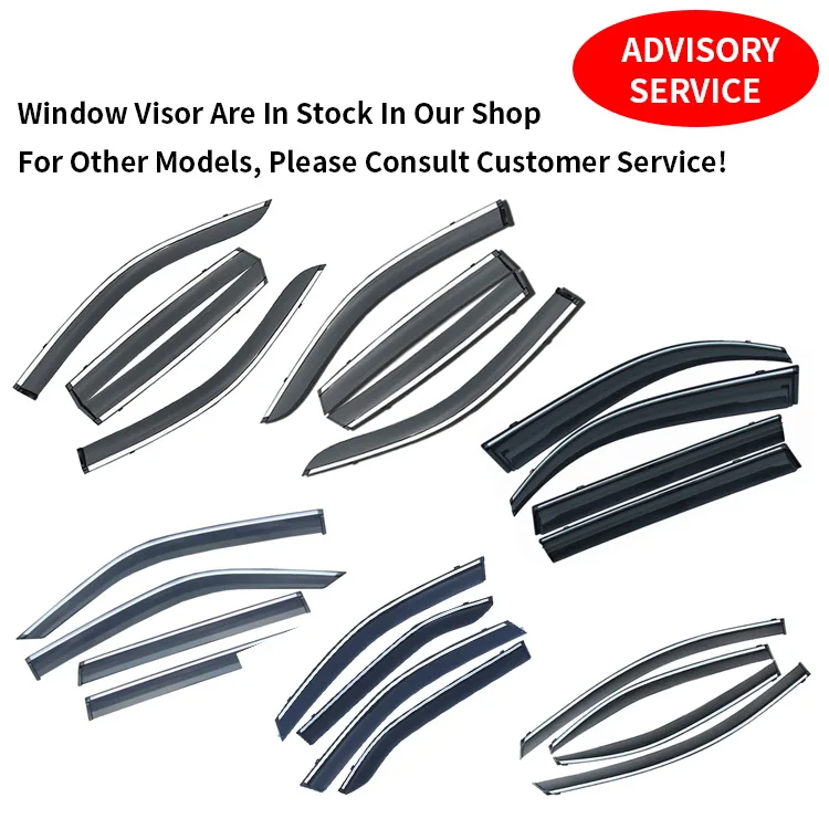 car  weather rain shields window visor for  toyota  Fortuner 2016 door visor