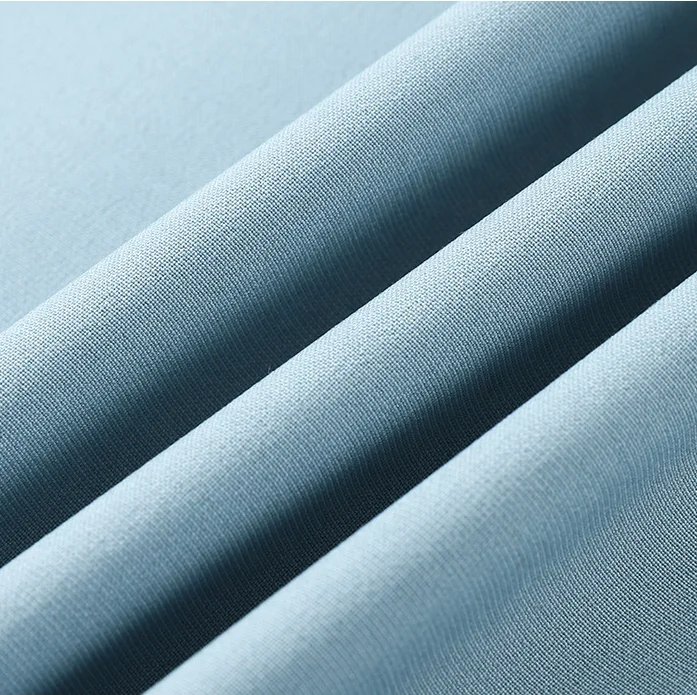 50% polyester 21% rayon 20% ice-cold fiber 7% mugwort 2% spandex TR Summer blended woven 185g fabric for workwear,uniform,suits