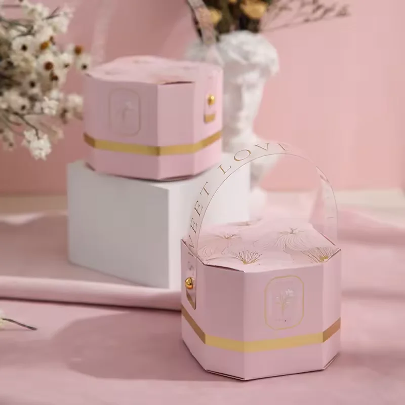 Luxury Cardboard Gift Boxes Wedding Favors Box for Guess Gift Packaging