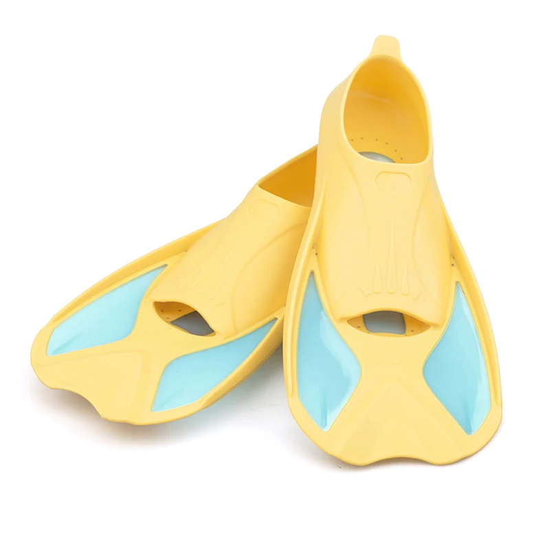 Super Soft 8 Sizes Swim Fin Custom Color 30-45 Full Foot Short Blade Shoes for Kids for Beach Diving Sports
