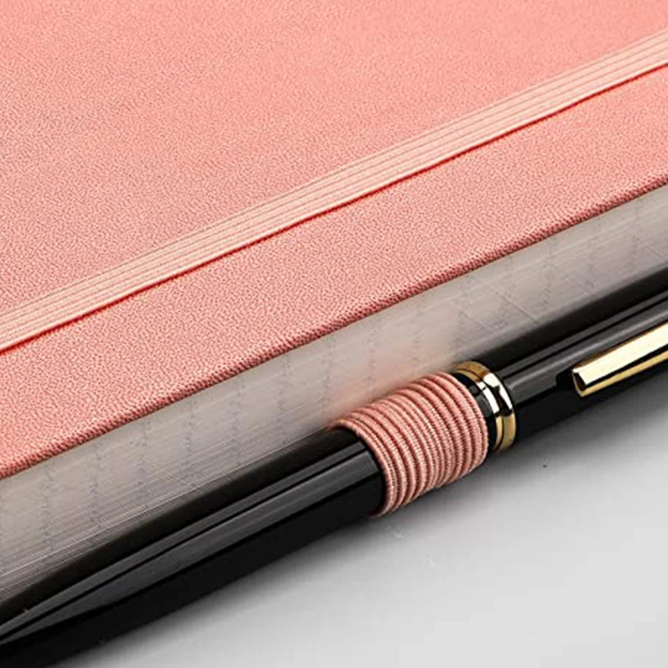 Low price A5 size hard cover smooth writing lined journal writing pads & custom notebook