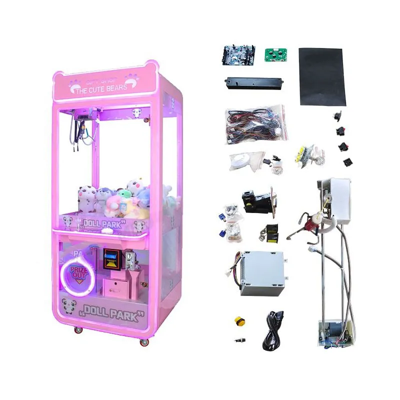 spare parts Diy arcade toy Crane Claw Machine Kit Prize vending machine Cheap claw crane machine kit