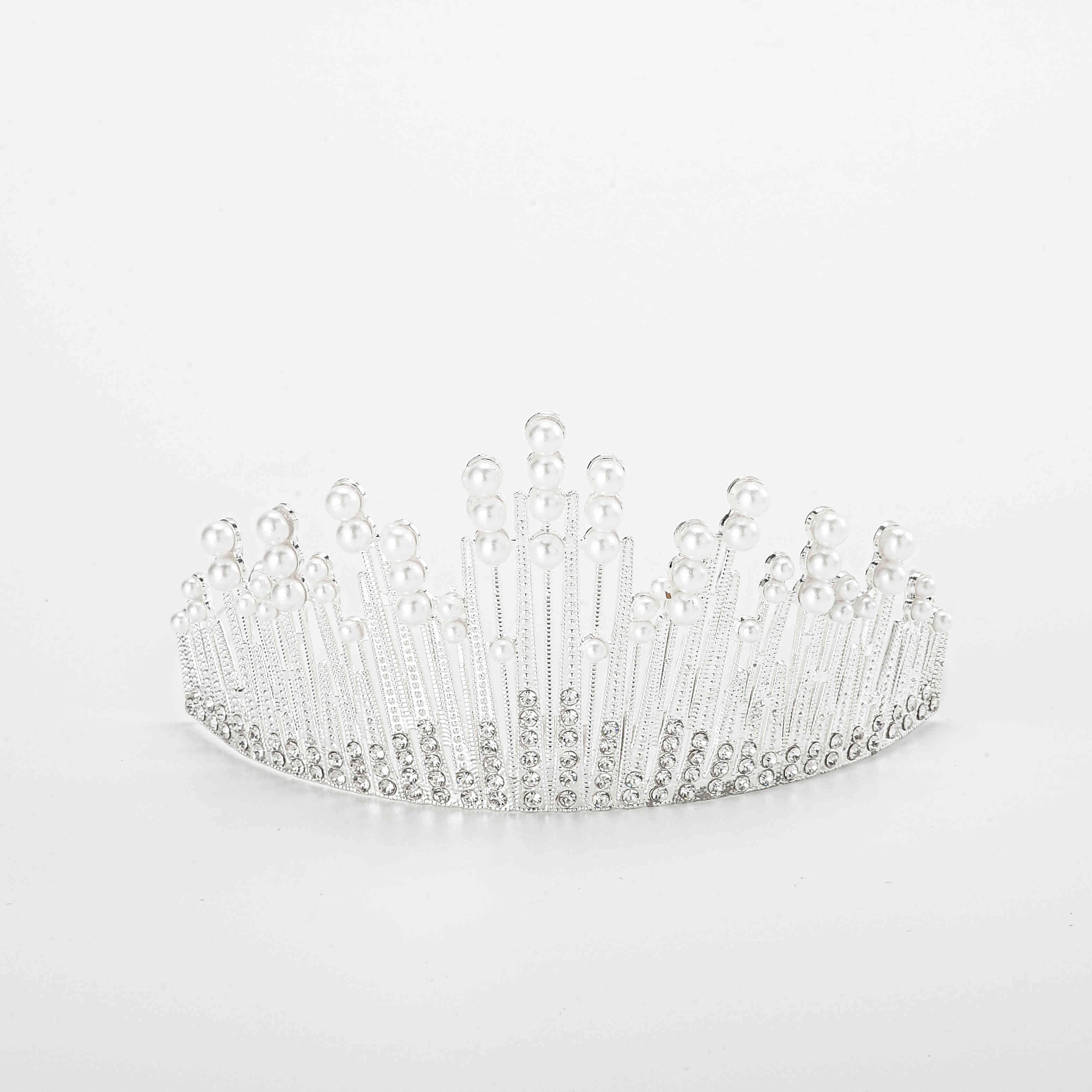 New Silver Crystal Bride Tiara crown Bridal Tiaras Head Jewelry Diadem Headbands tiaras and crowns wedding for women