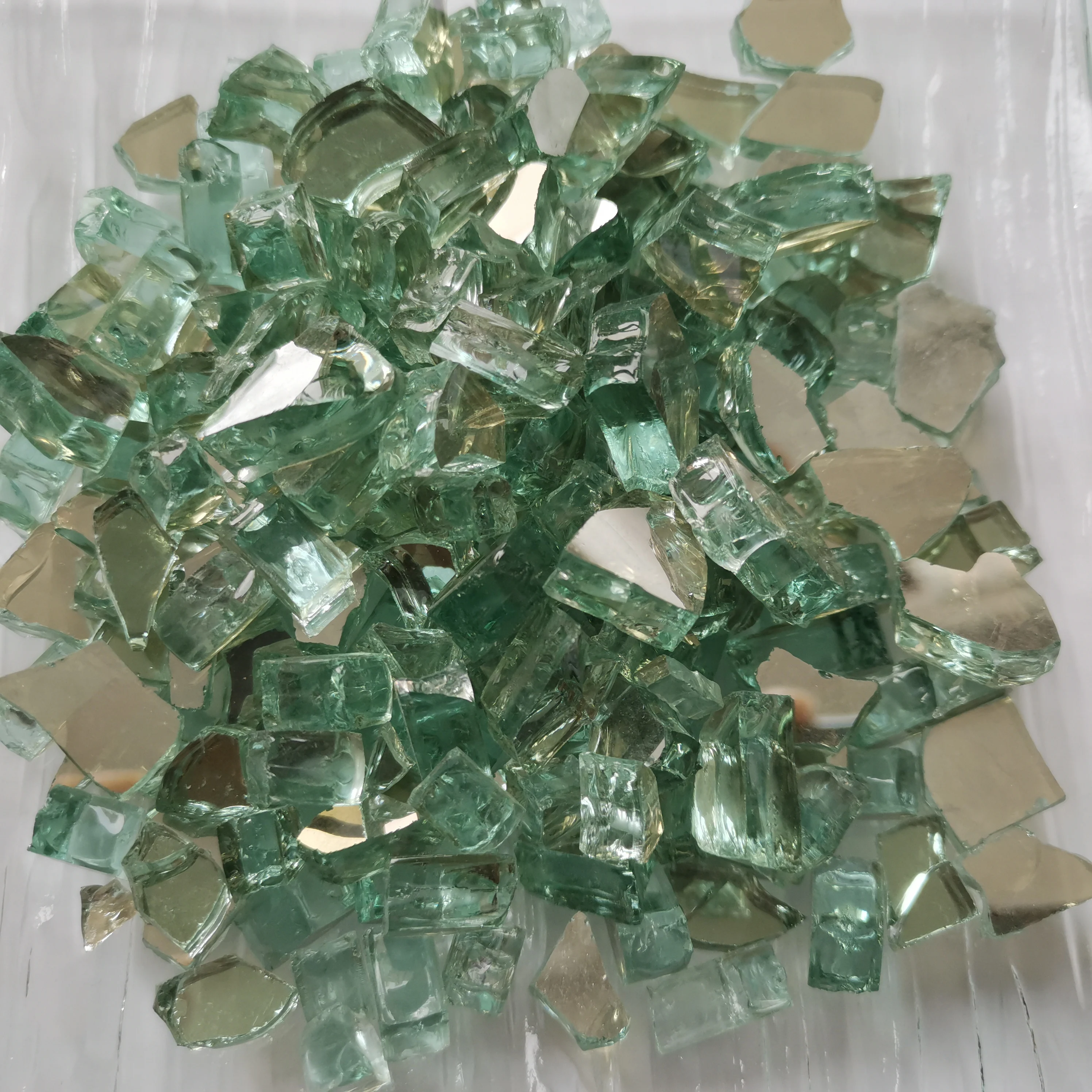 Fireplace Glass Reflective Tempered Fire Glass