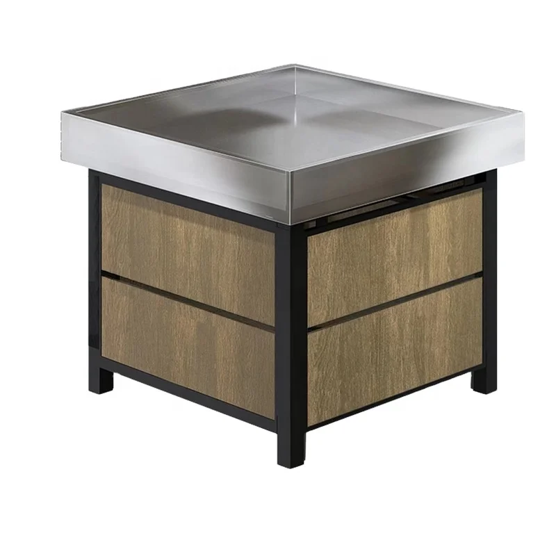 Supermarket Promotion display stand table Vegetable desks Fruit bins