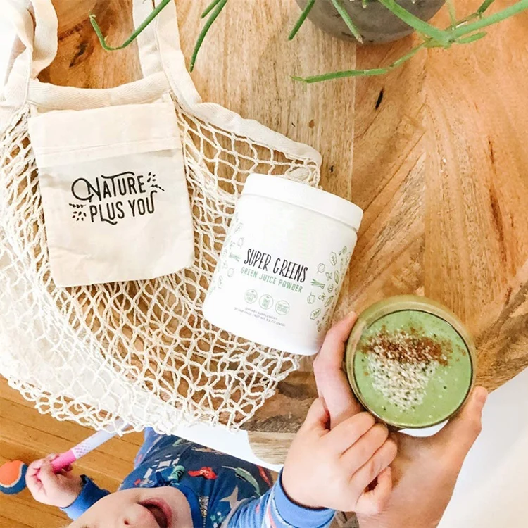 Super Greens Powder Organic Blend Non-GMO Supplement Spirulina, Alfalfa Spinach Probiotics Fiber Digestive Enzymes 30 Servings