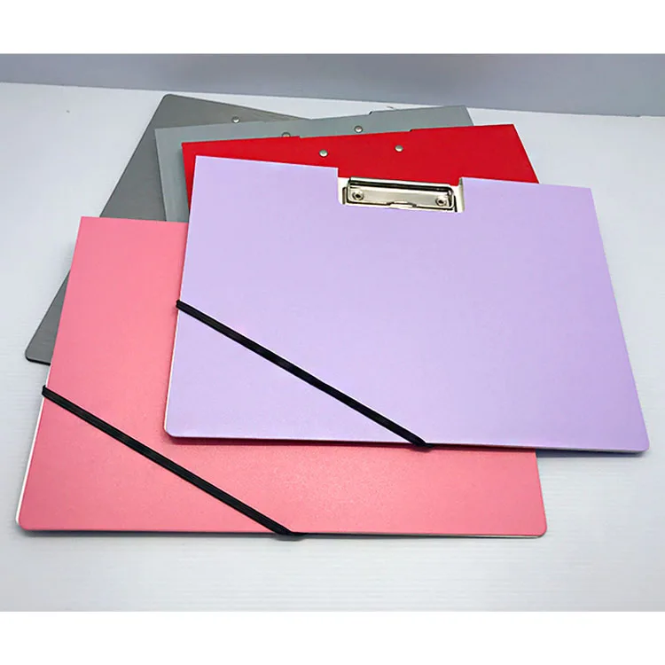 custom size/color white PP cardboard file folder with fasteners make paper