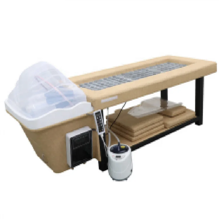 Siman salon furniture water circulation head therapy shampoo bed washing chair with head therapy  and technician chair