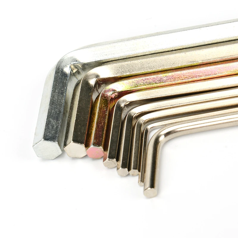 Hexagon Din911 Allen Wrench Hex Key Manufacture Supply 2mm Flat Head T Handle Headless No Head Set Screw Wrench Allen Keys