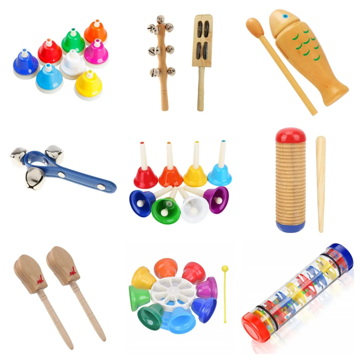 Montessori Play Toddler Musical Instruments Wooden Musical Toys for Kids