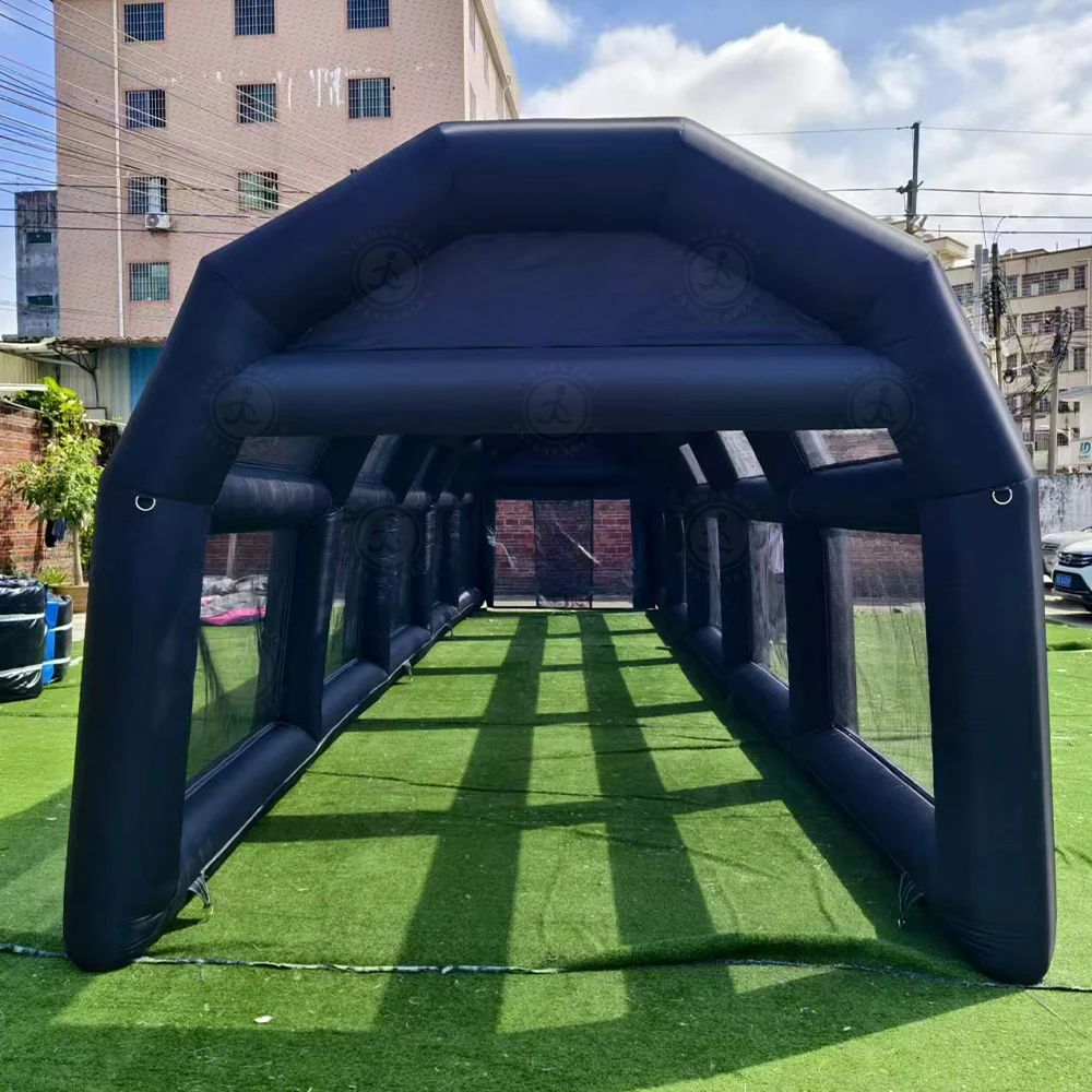 Large Oxford Inflatable Batting Cage Durable Inflatable Sport Games Football Court Cage For Kid And Adults