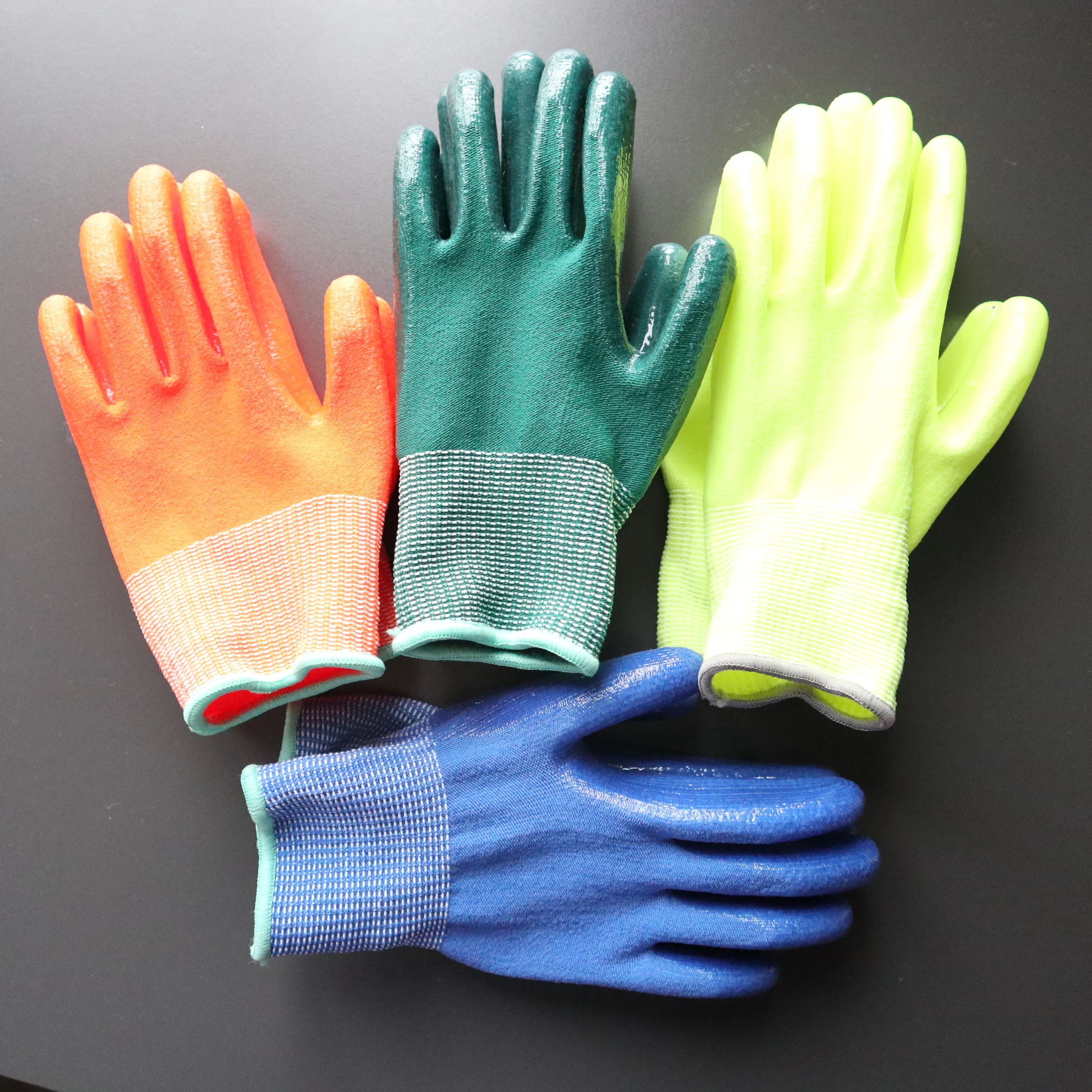 Custom Children Spandex Silicone Gloves Kids Anti Slip Grip Gardening Gloves