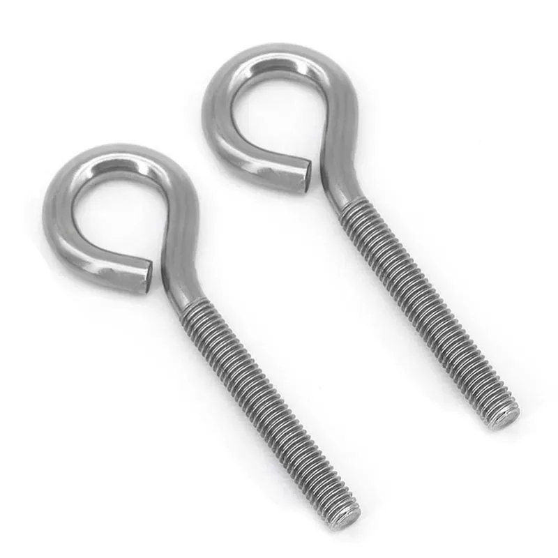 Stainless Steel Eye Bolt Threaded Customizable Close Ring bolt High Strength Fastener stainless steel hook Eye Bolt Fastener