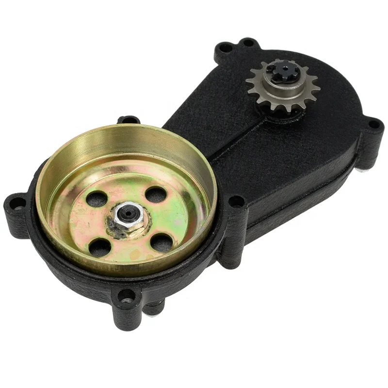HIAORS Pocket Dirt Bike T8F 14 Tooth Sprocket Transmission Single Chain Gearbox for 2 Stroke 47cc 49cc Engine Mini ATV