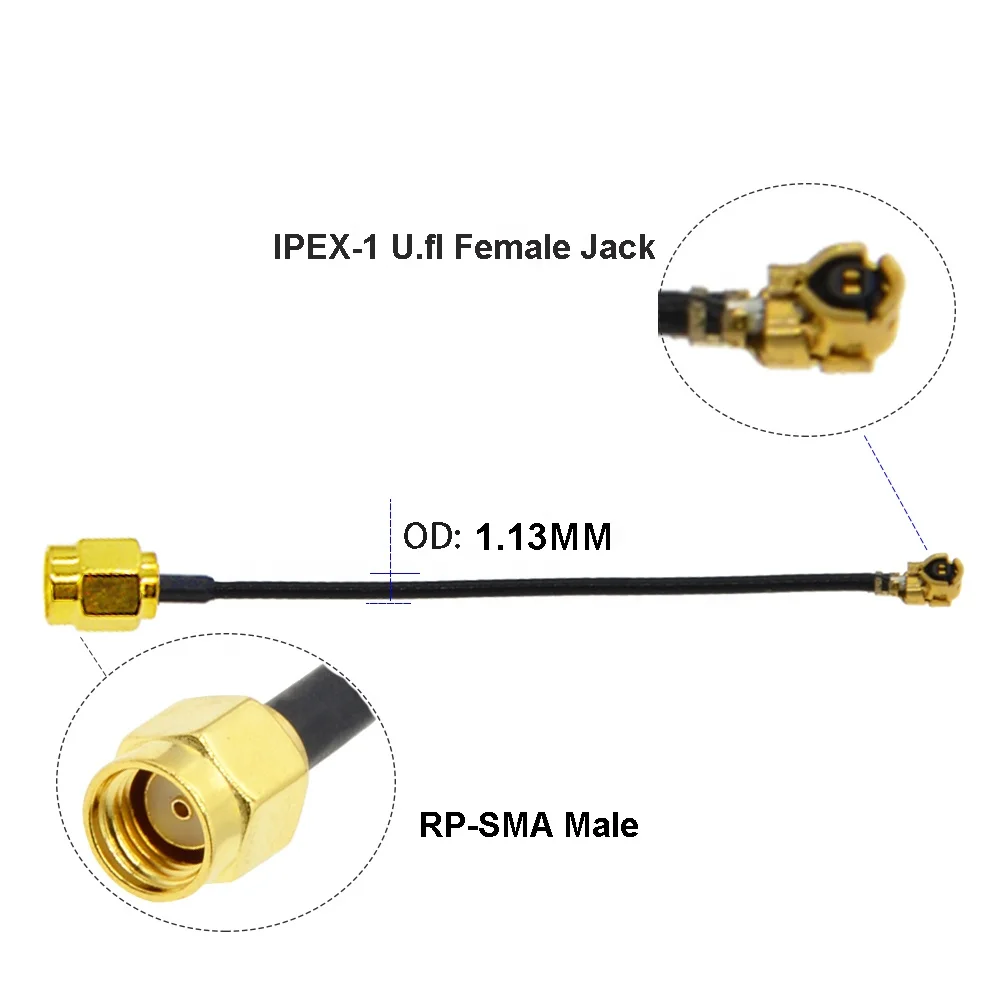  IPX IPEX U.FL 1 13 мм RG178 Кабельный разъем RF Pigtail коаксиальный кабель PCI Wifi карта беспроводной маршрутизатор GSM GPS