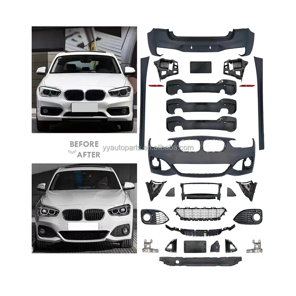 Car Body Kit for BMW 1 Series F20 LCI Upgrade to MT Style with Fog Light