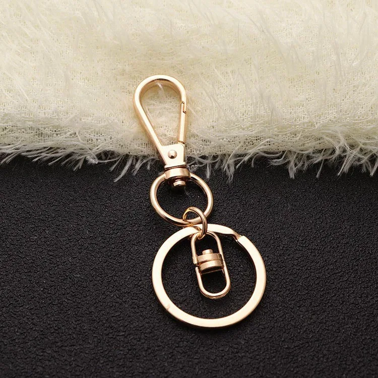 Wholesale Metal Lanyard Swivel Snap Hooks Key Rings Hook Lobster Clasps Key Alloy Ring Key Chain Metal Bag Hook Dog Buckle