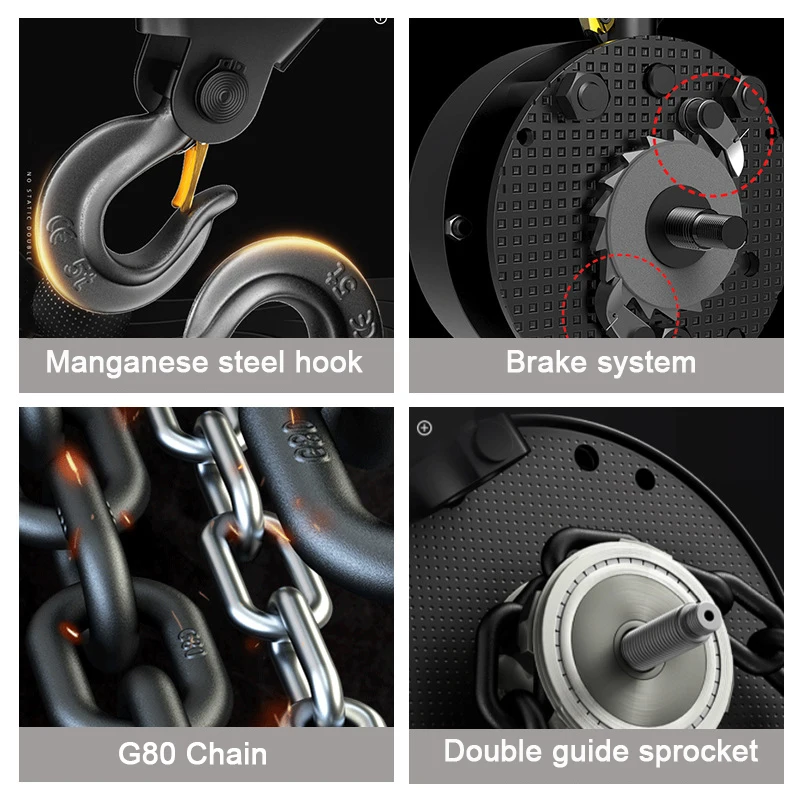 KOMAY 1 тонна 3 тонны 10 тонн ручной подъемный рычаг цепной блок для строительного подъемника