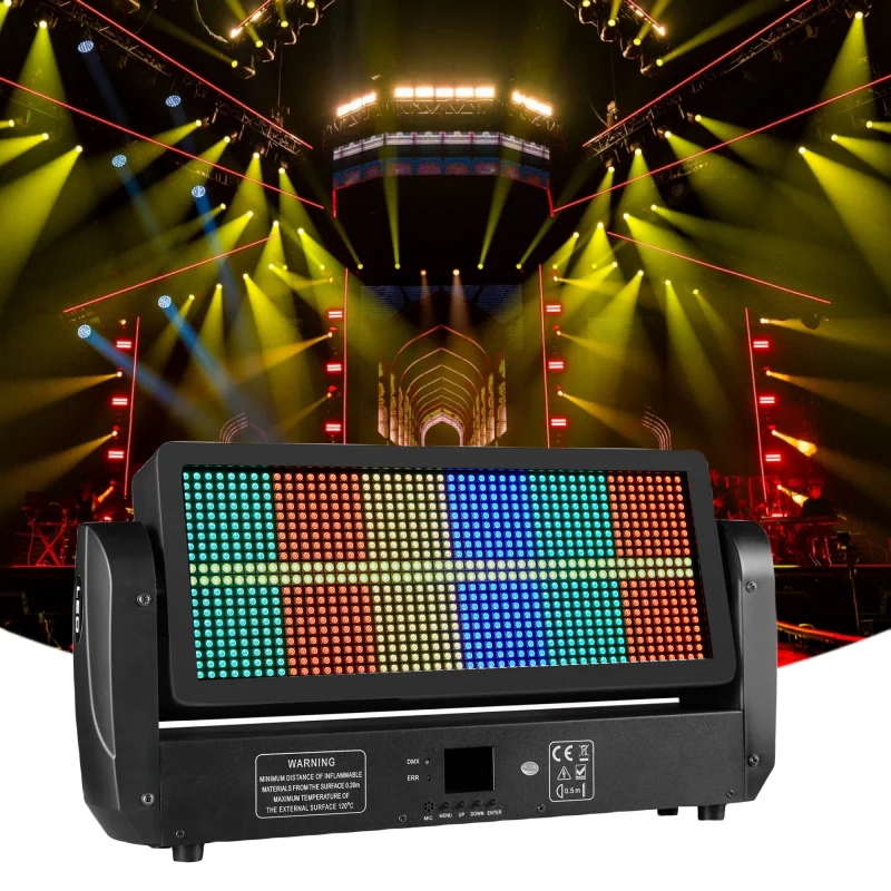Moving Head Strobe Light Led Disco Stage Matrix 12+12 Strobe Moving Head Light Led Strobe Wall Washer Lights