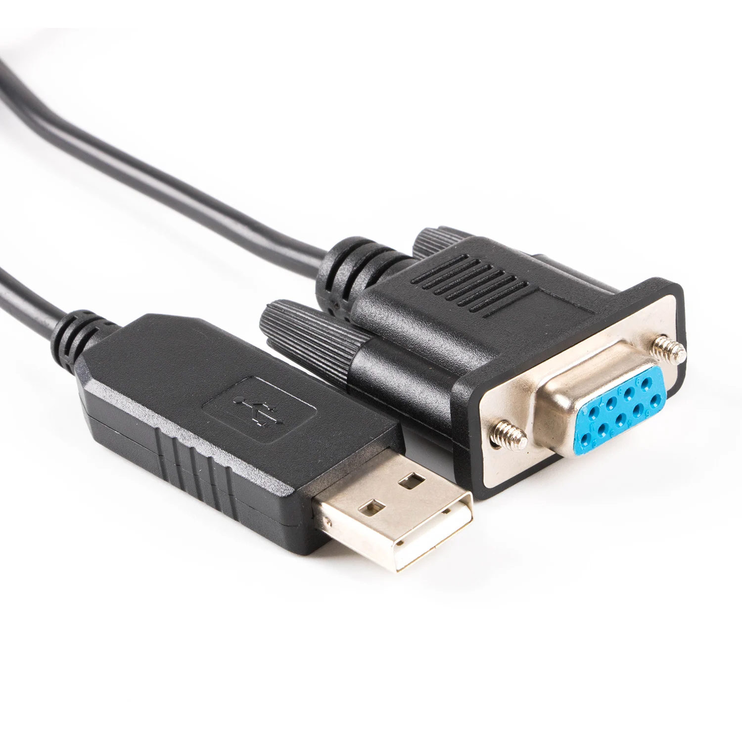 Silabs CP2102 USB 2.0 to RS232 DB9 Female Serial Adapter Cable for Windows 10, 8, 7, Mac, Linux