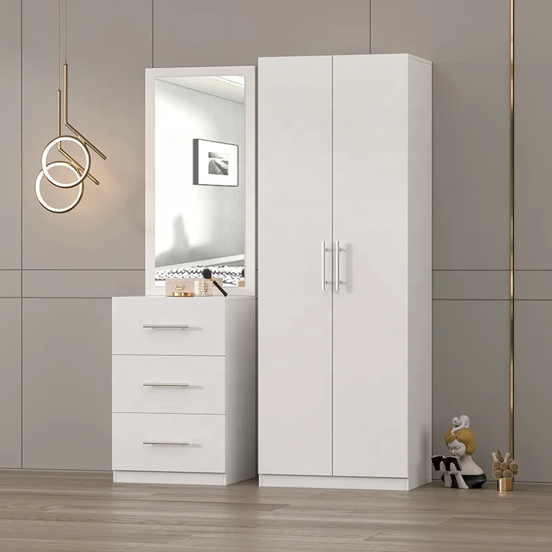 zq bedroom wardrobe with mirror white closet wardrobe high gloss surface roperos y closets with storage drawer