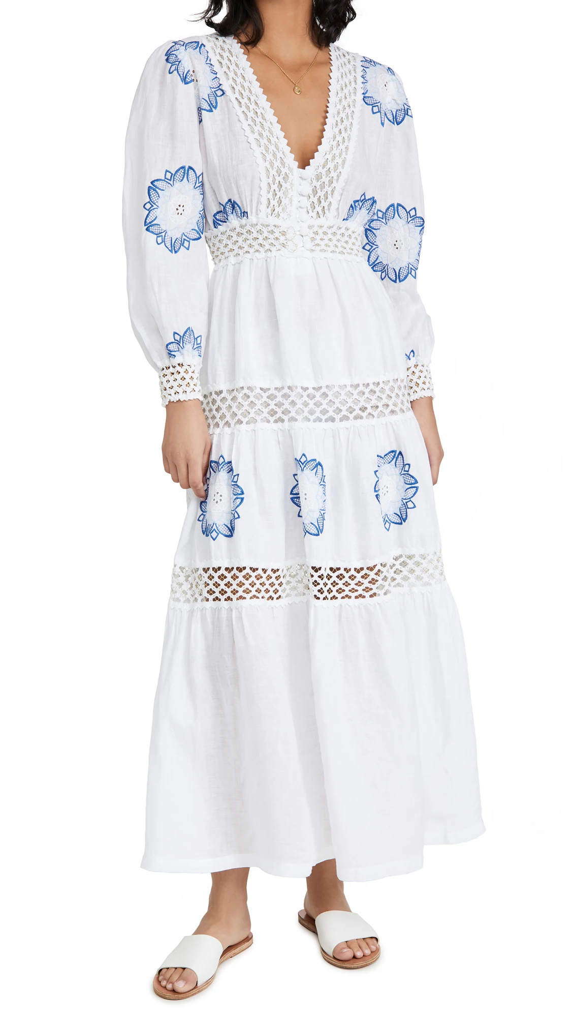 TFD6002A New Arrival Top Quality Customized 2021 Women Clothing Lady Elegant Long Sleeve Summer Maxi Casual Dress