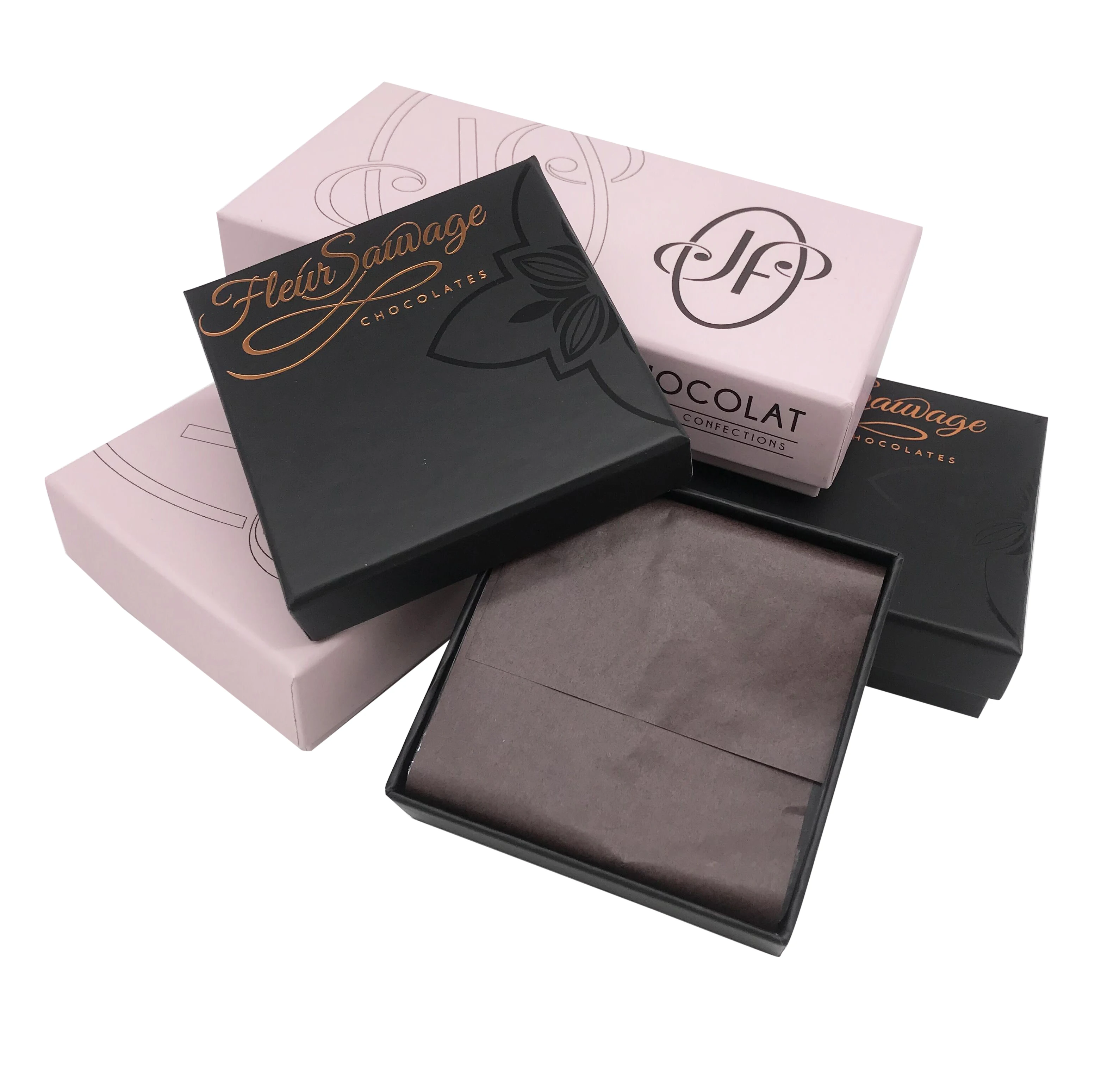 Custom Logo Square Printed Homemade Chocolate Packaging Paper Cardboard Gift Box