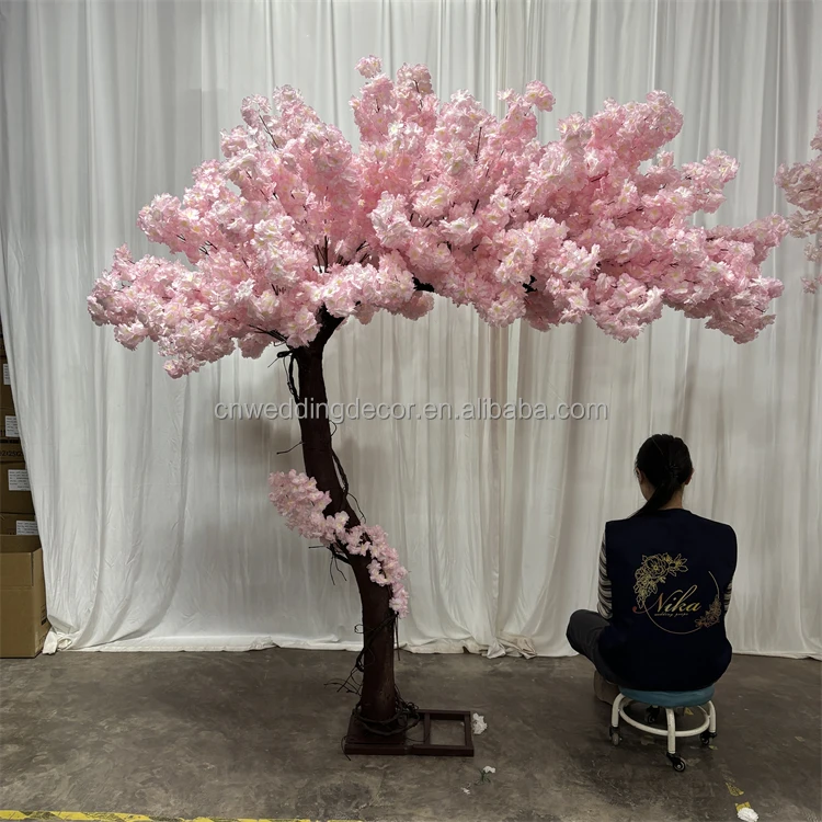 SMOOTH Large Indoor Outdoor Landscaping Wedding Decorations Artificial Cherry Blossom Trees For Event