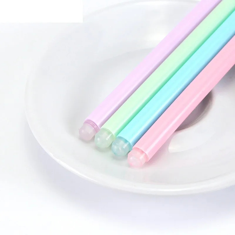 Manufacturer Direct Sales Wipe-Hot Erasable Double-Headed Silicone Head Pen Soft Rubber Eraser