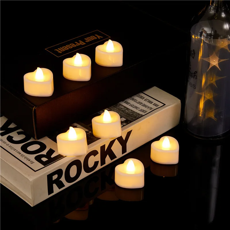 Набор 24 шт. мини-свечи на день Святого Валентина