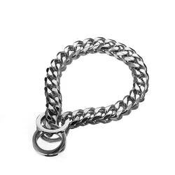 15mm Stainless steel silver gold Slip choke dog chain for Pitbull,Doberman,Bulldog,Rottweiler