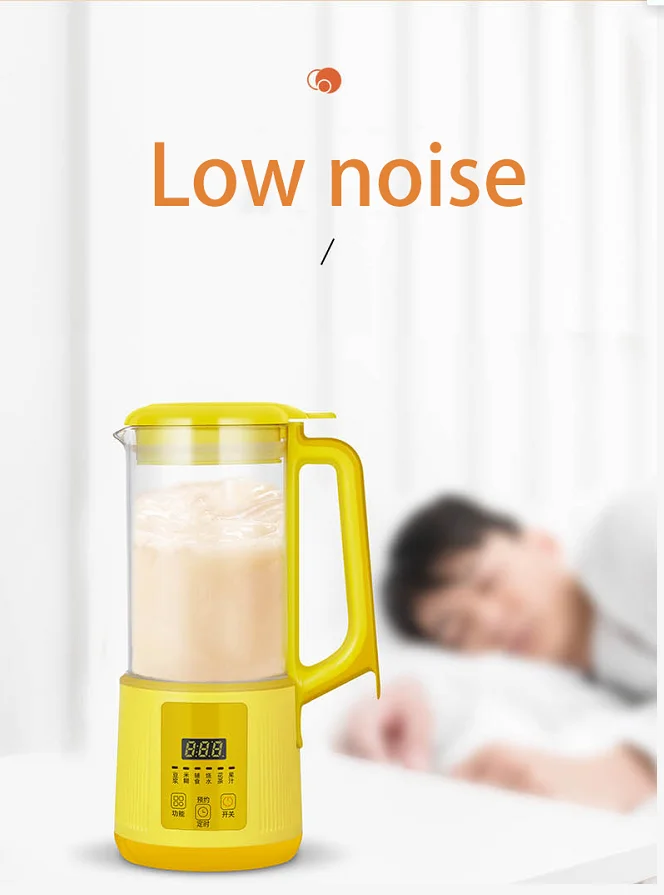 2022 New Mini 400ml portable stainless steel blade home Food Processor multifunctional  soymilk machine