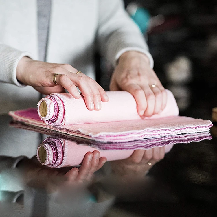 Popular Hot Washable Eco Friendly Cleaning Unpaper Dish Customize Cotton Kitchen Towels